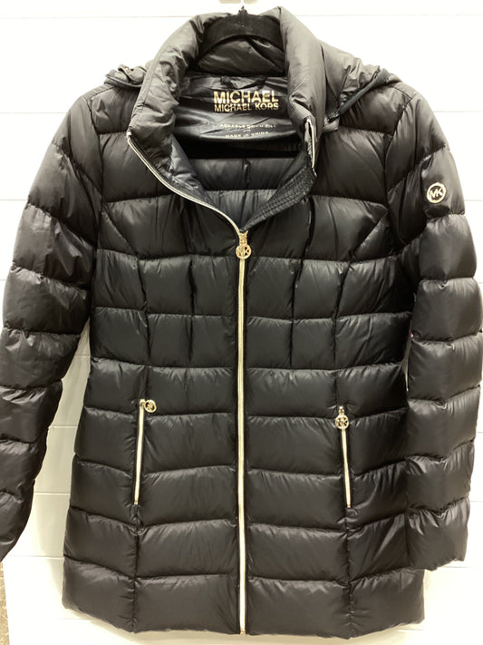 Jacket Puffer & Quilted By Michael By Michael Kors In Black, Size:Mp