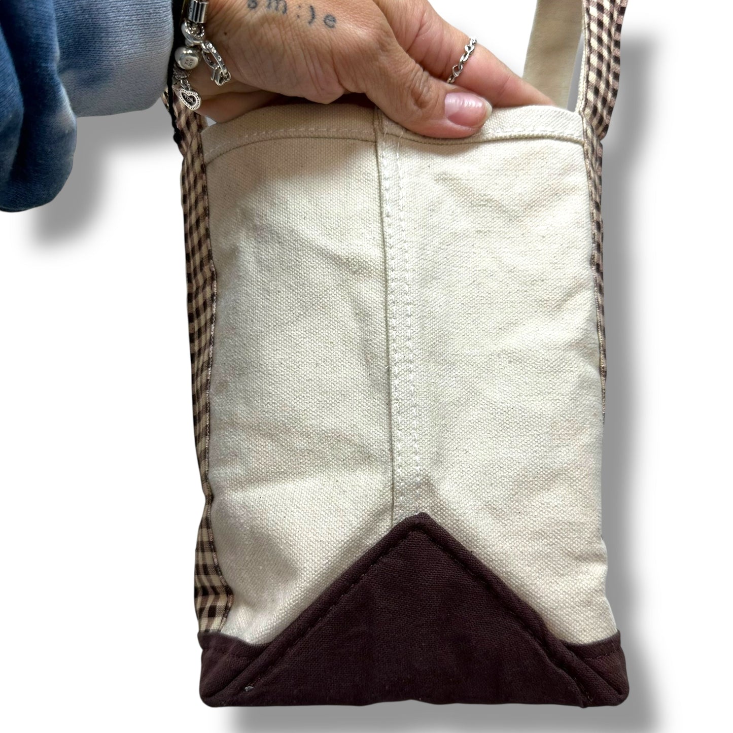 Hartley Beaded canvas Quail dog Tote By Anthropologie, Size: Small