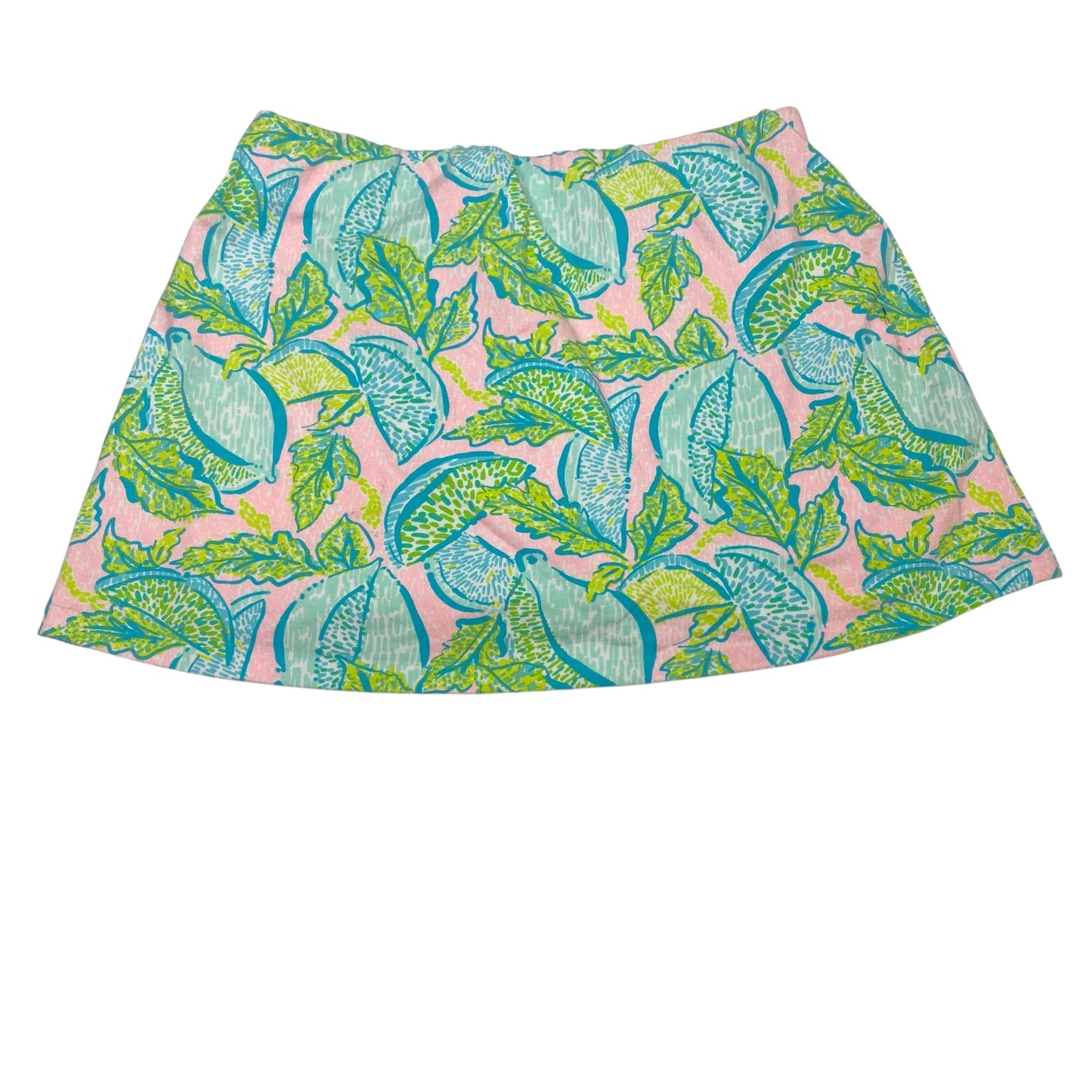 Skort Designer By Lilly Pulitzer In Blue & Green, Size:S