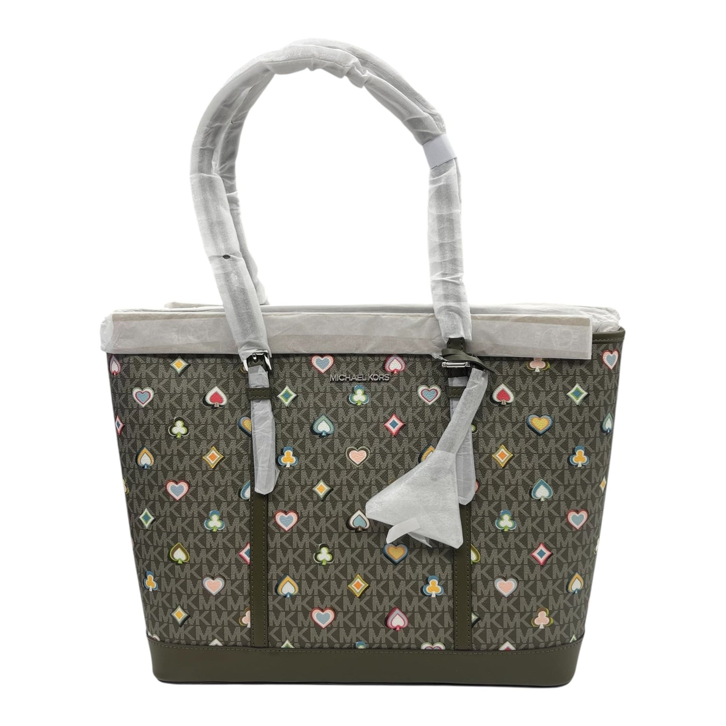 Handbag Designer By Michael Kors In Taupe, Size:Large