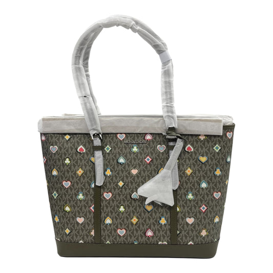 Handbag Designer By Michael Kors In Taupe, Size:Large