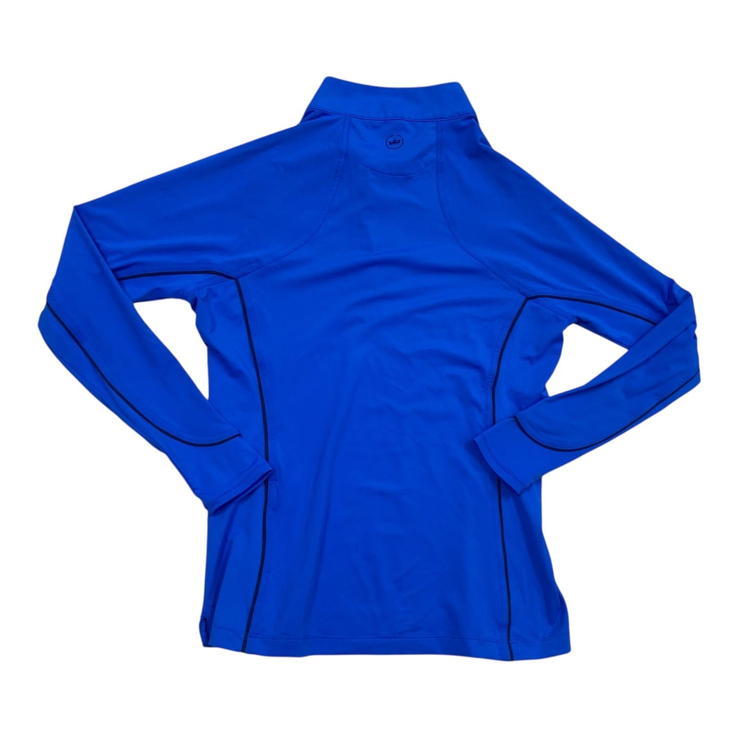 Athletic Top Ls Collar By Peter Millar In Blue, Size:Xs
