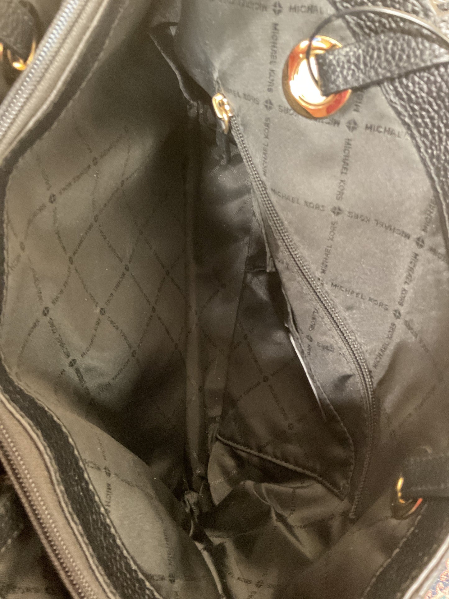 Handbag Designer By Michael Kors In Black, Size:Medium