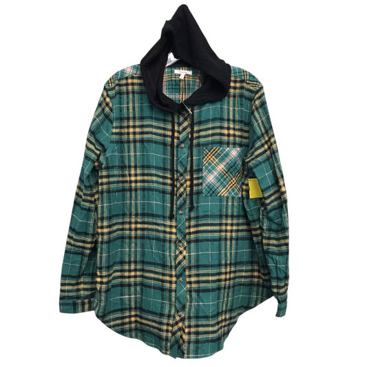 Top Ls By Maurices In Plaid Pattern, Size:Xl