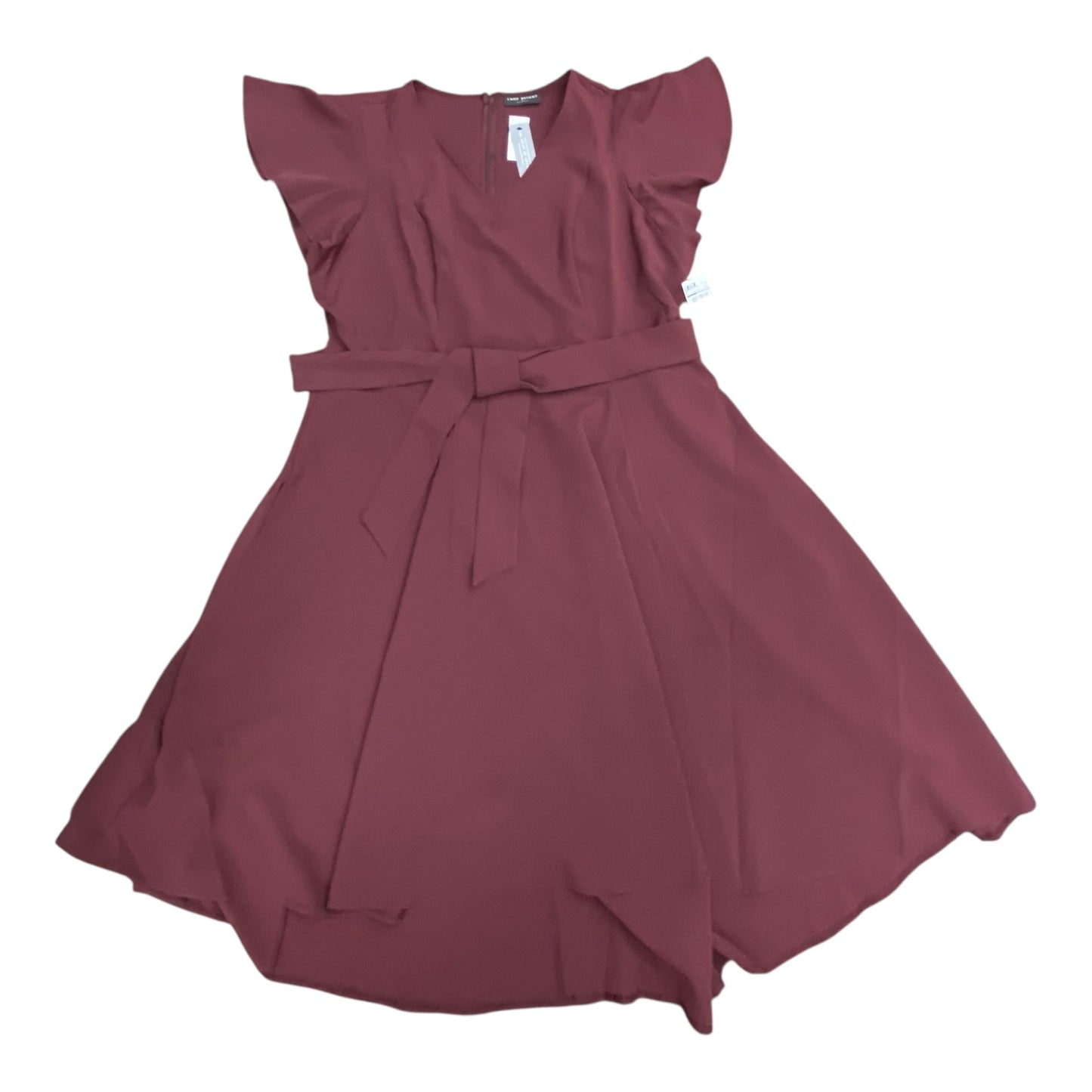 Dress Casual Maxi By Lane Bryant In Maroon, Size:3