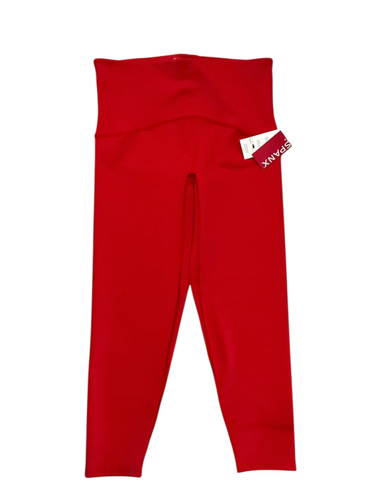 Athletic Leggings By Spanx In Red, Size:Xl