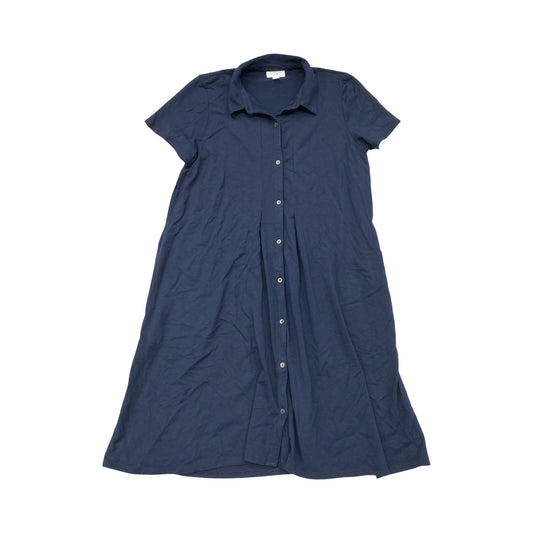 Dress Casual Midi By J. Jill In Navy, Size:S