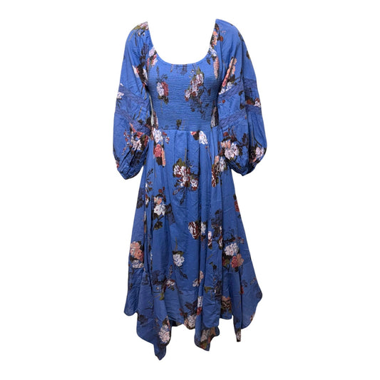 Morning Glory Smocked Maxi Dress By Free People In Floral Print, Size: Xs
