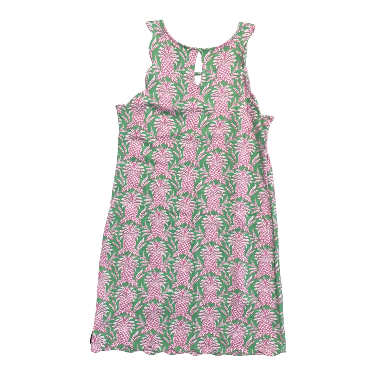 Dress Casual Midi By Crown And Ivy In Green & Pink, Size:L