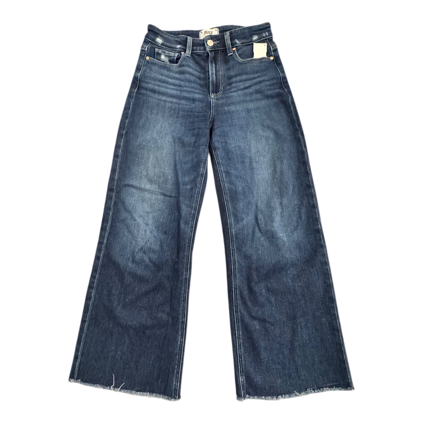 Jeans Wide Leg By Paige In Blue Denim, Size:2