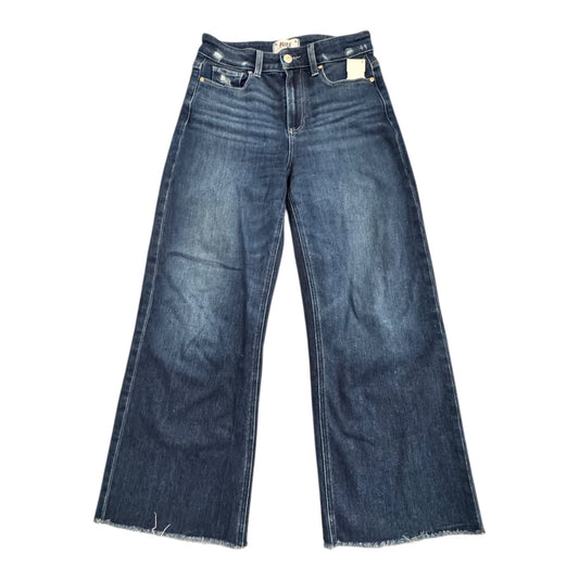 Jeans Wide Leg By Paige In Blue Denim, Size:2