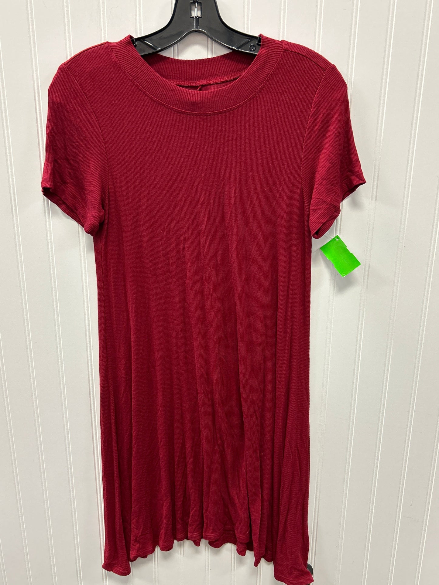 Dress Casual Midi By American Eagle In Red, Size:M