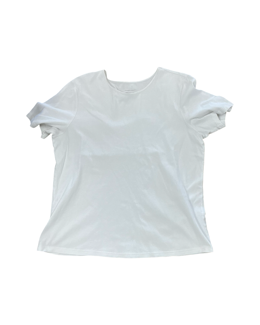 Top Ss Basic By Christopher And Banks In White, Size:Xl