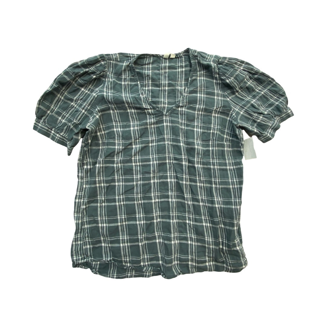 Top Ss By Treasure And Bond In Green & White, Size:S