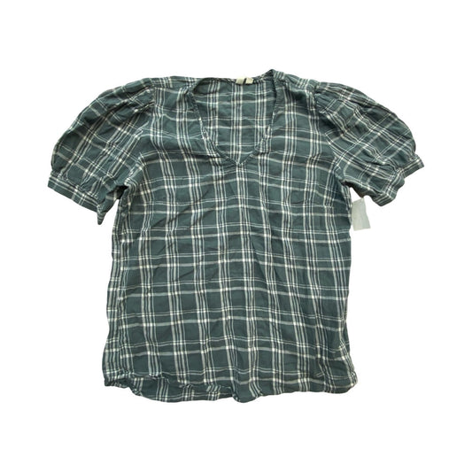 Top Ss By Treasure And Bond In Green & White, Size:S