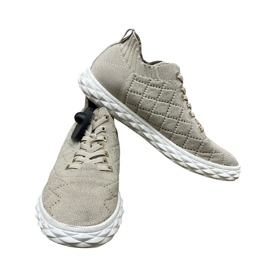 Shoes Sneakers By Vaneli In Gold, Size:8