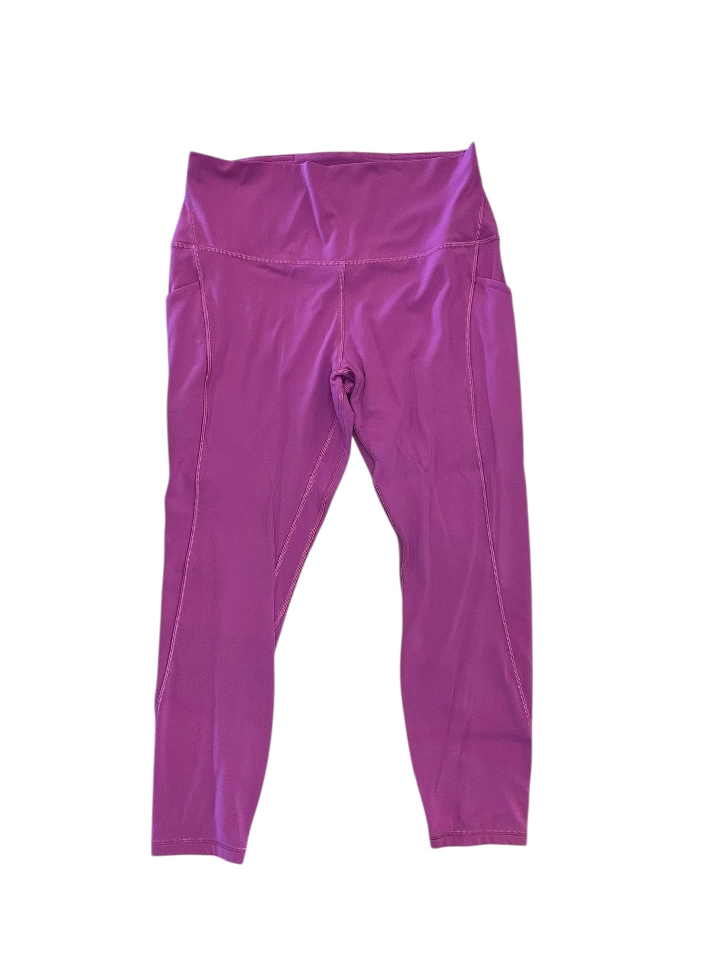 Athletic Pants By Lululemon In Purple, Size:L