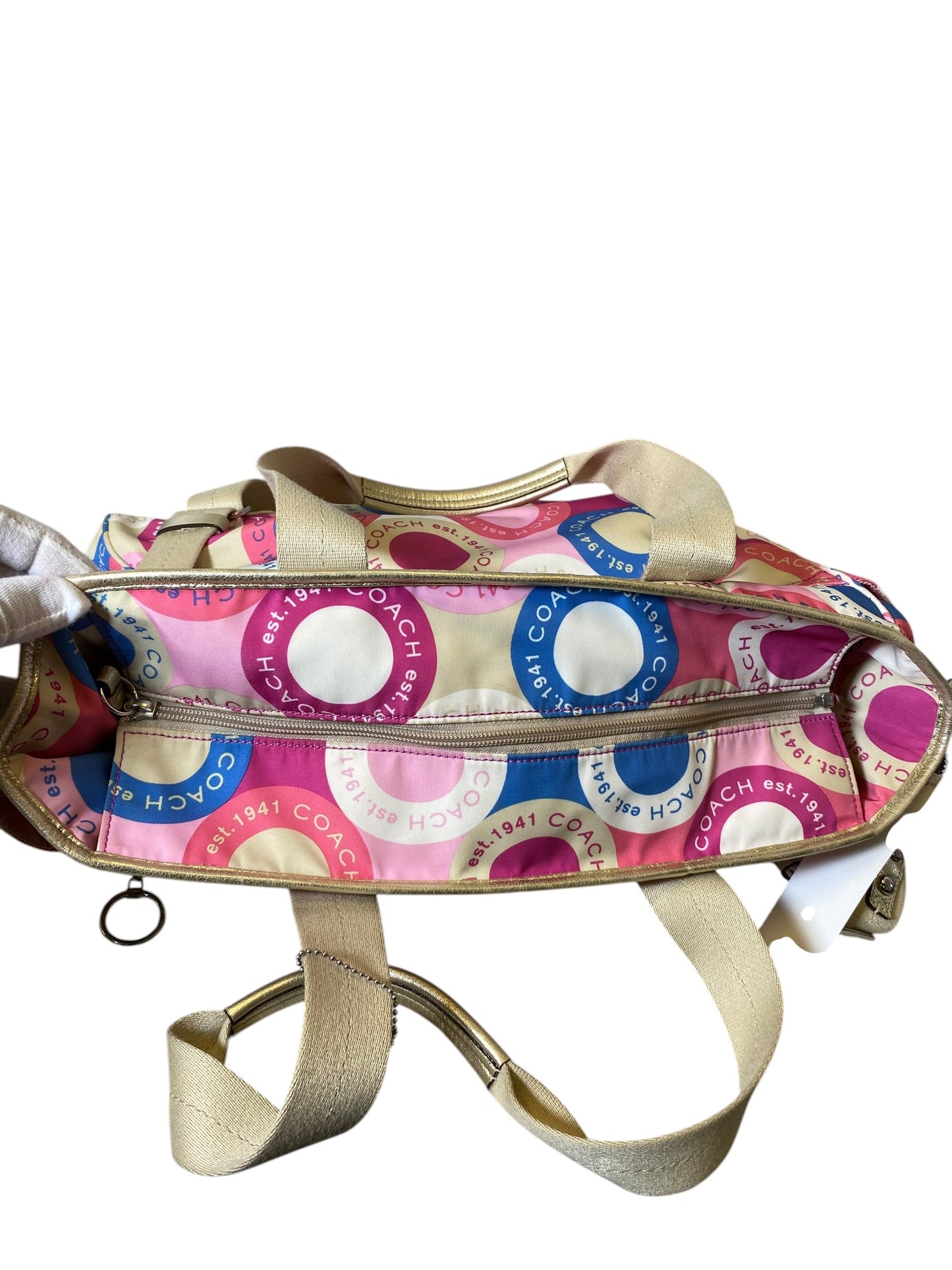 Handbag Designer By Coach, Size: Large