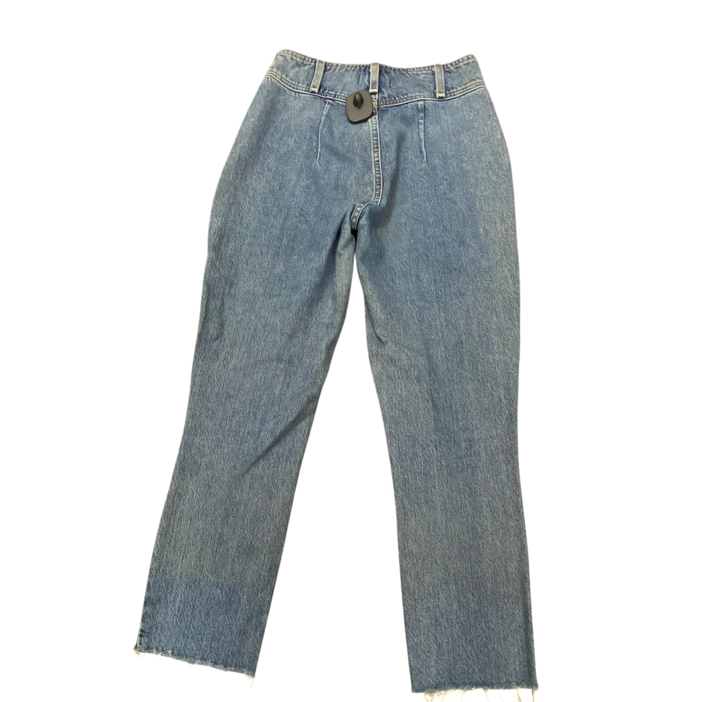 Mom Jeans By Abercrombie And Fitch In Blue Denim, Size:0