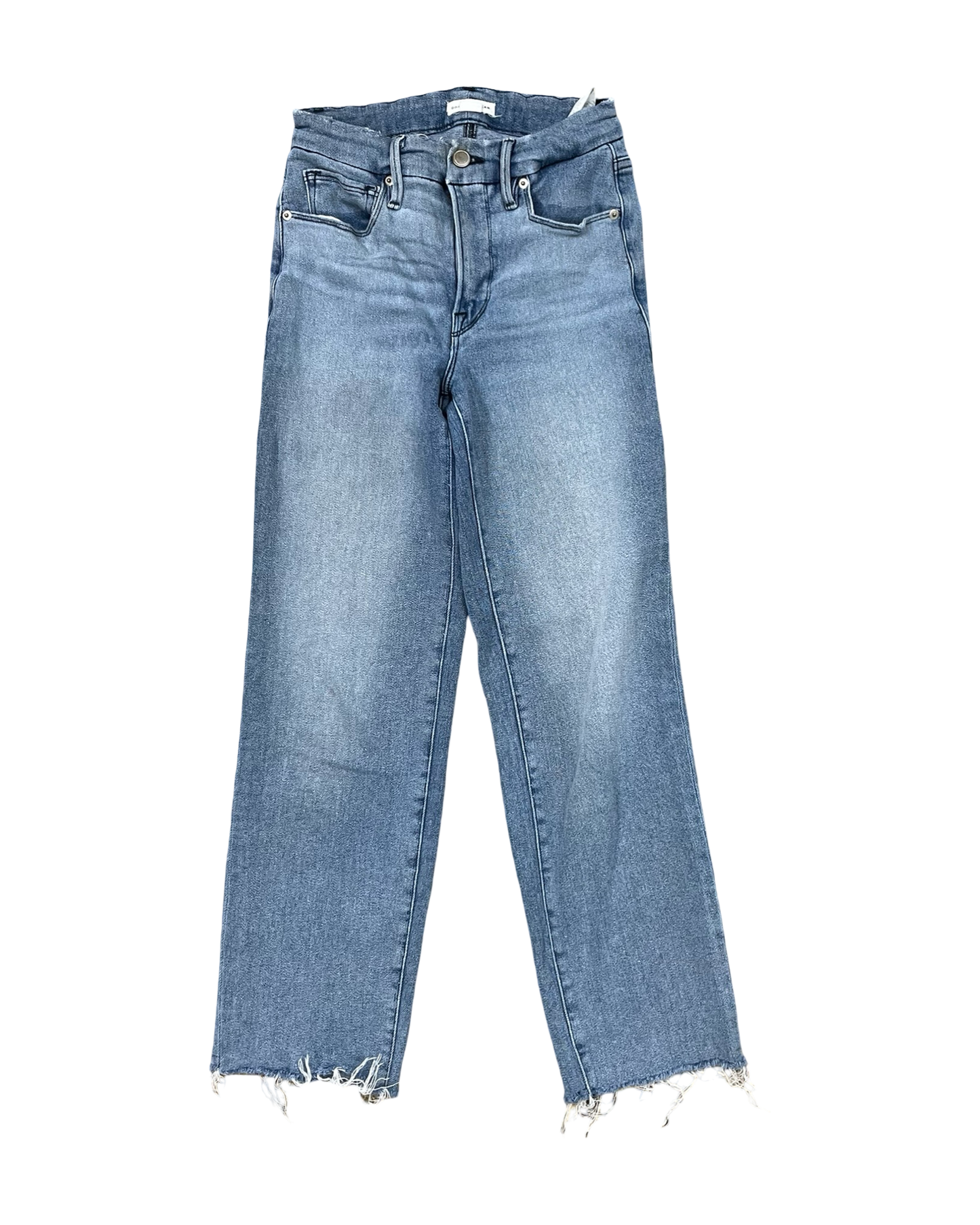 Jeans Boot Cut By Good American In Blue Denim, Size:2