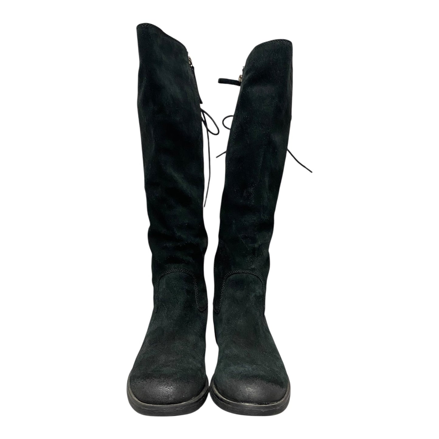 Boots Knee Flats By Sofft In Black, Size:7