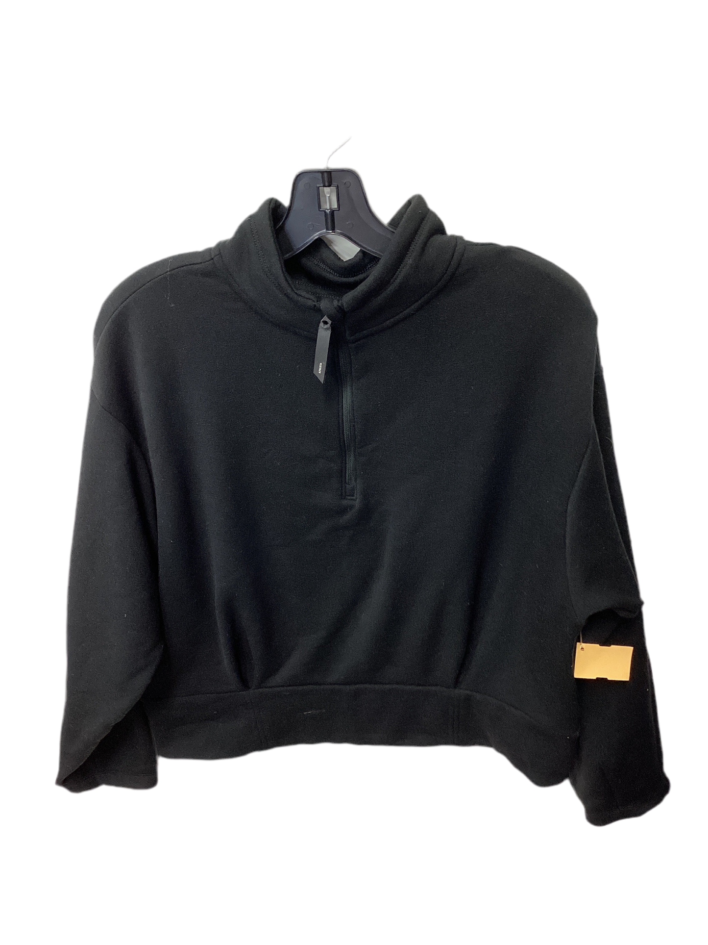 Athletic Jacket By Athleta In Black, Size:L