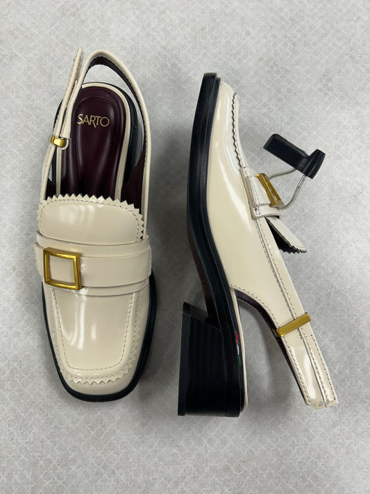Shoes Flats By Franco Sarto In Cream, Size:6.5