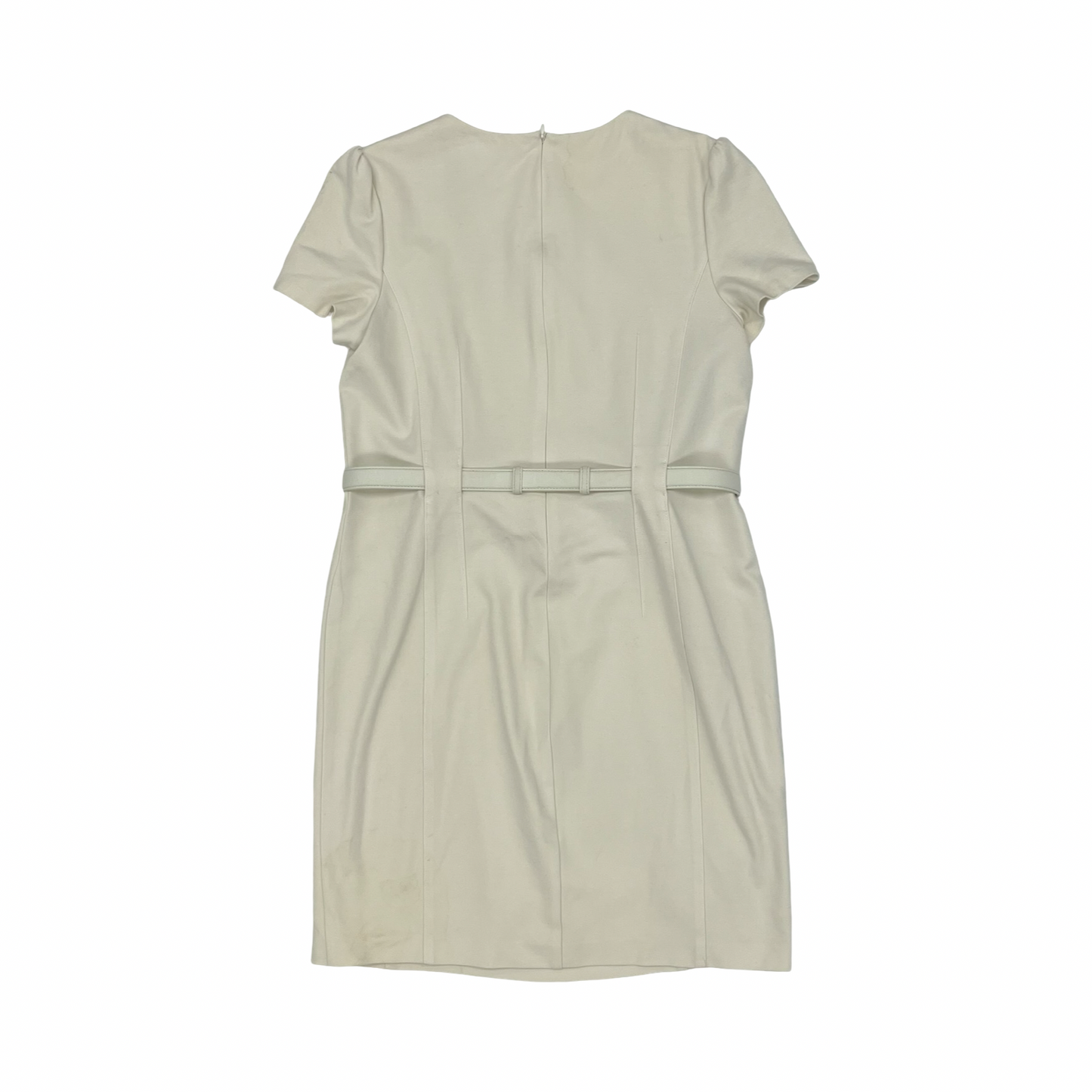 Dress Work By Lauren By Ralph Lauren In Cream, Size:12