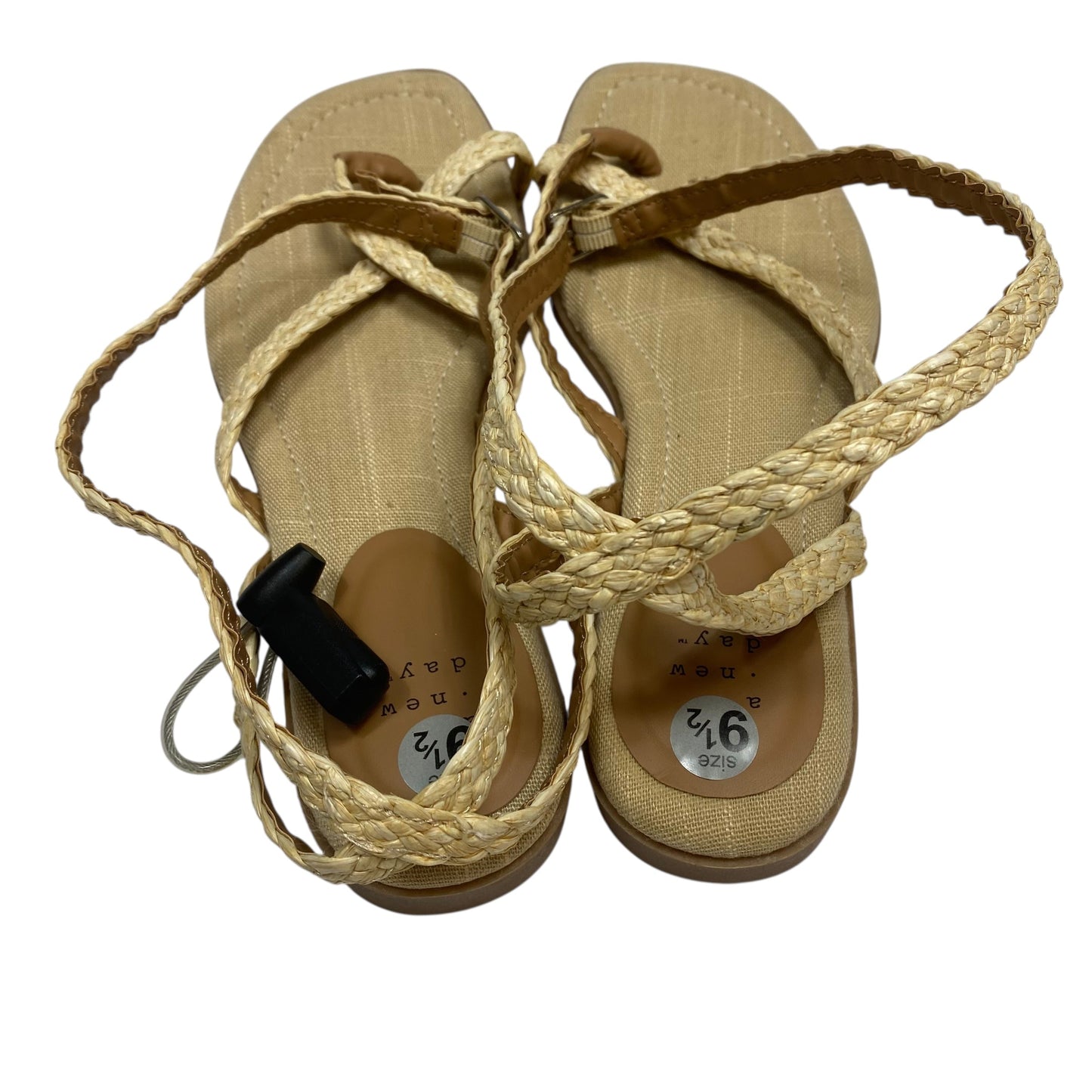 Sandals Flats By A New Day In Tan, Size:9.5
