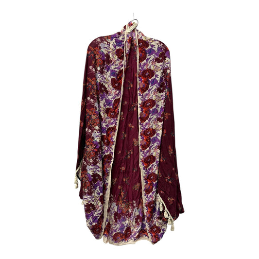 Shawl By Free People In Purple, Size:Osfm
