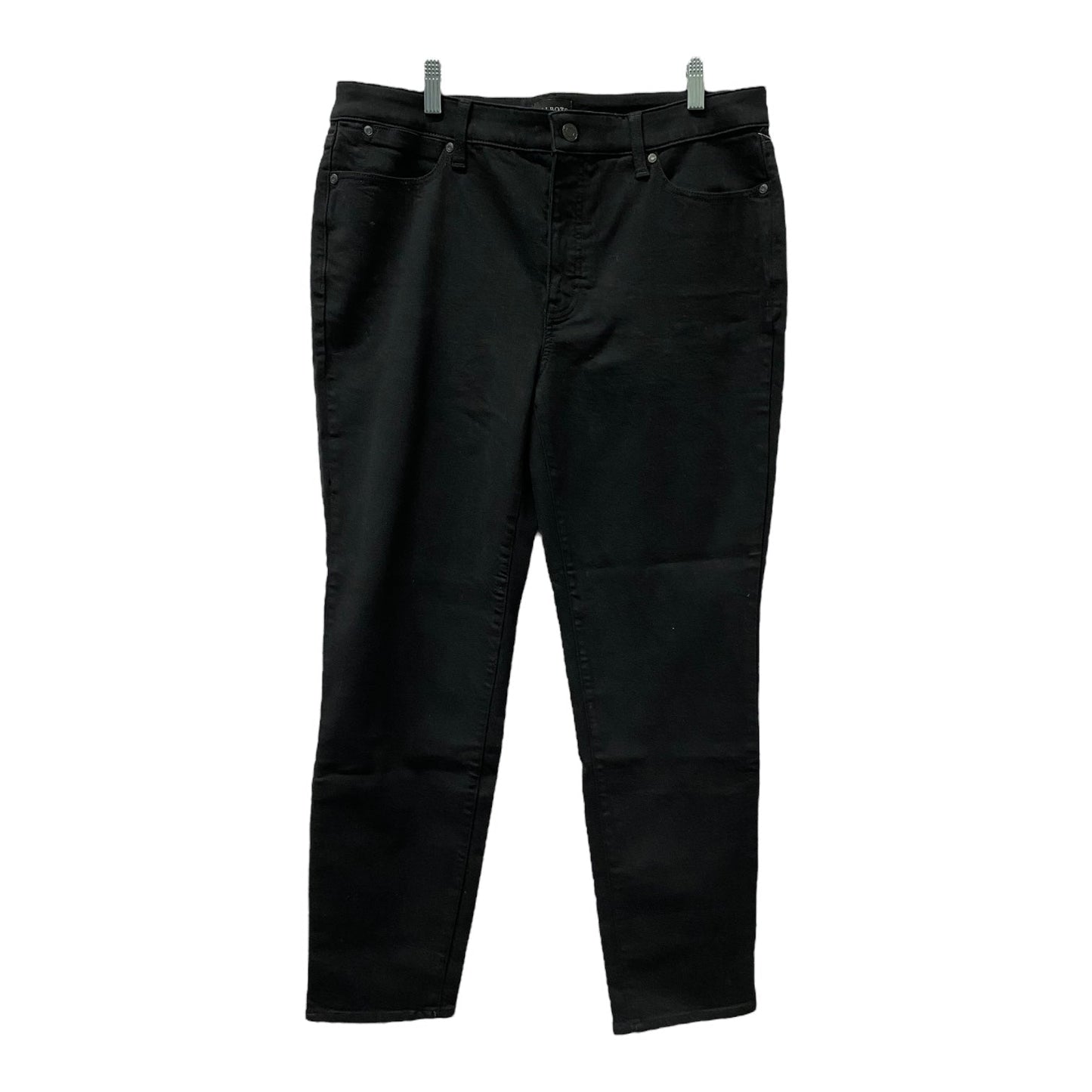 Jeans Straight By Talbots In Black, Size:12