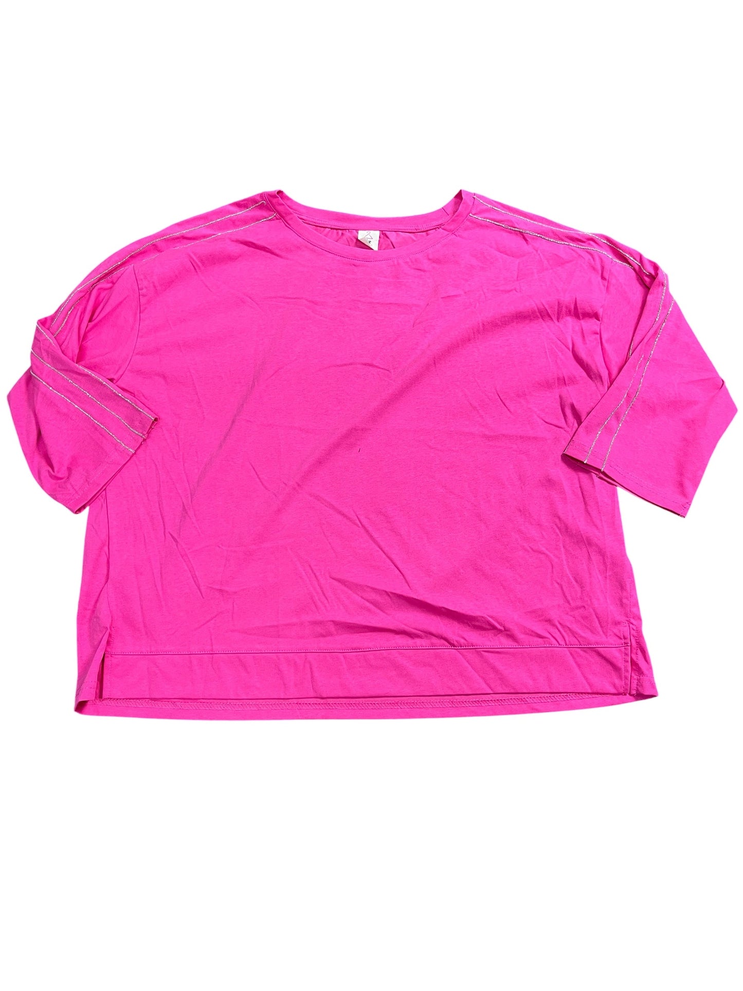 Top Ls By Like Love In Pink, Size:1X
