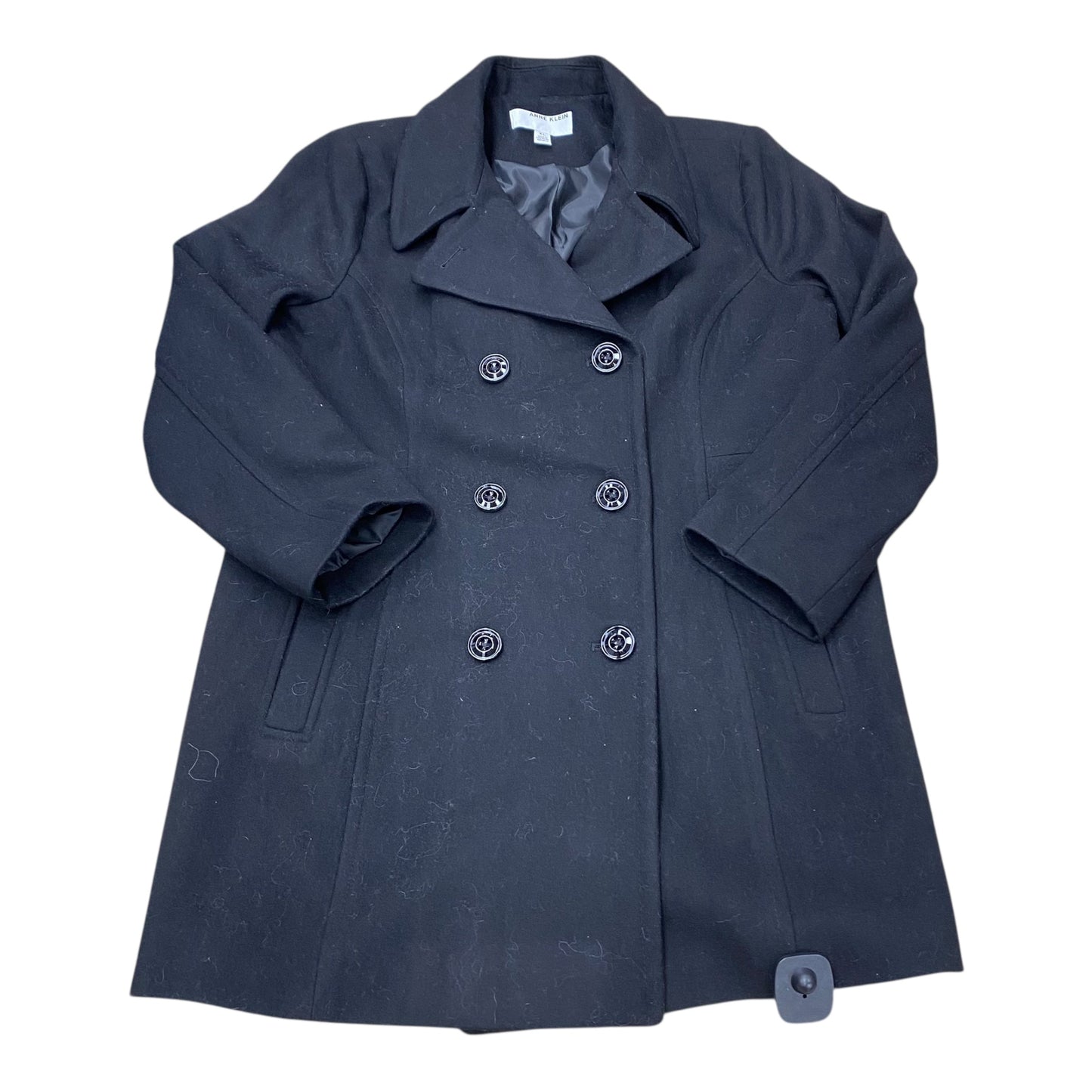 Coat Trench Coat By London Fog In Black, Size:1X