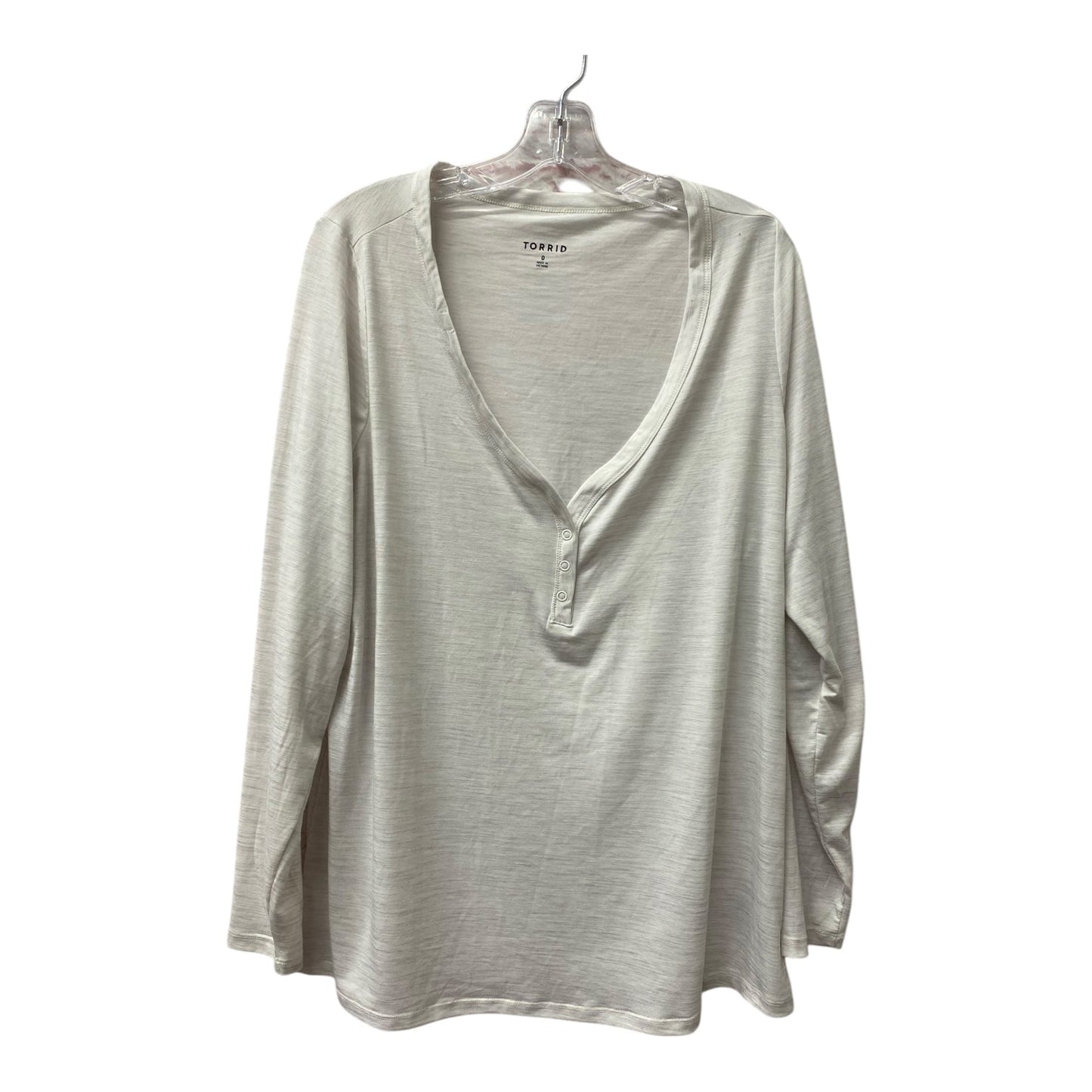 Top Ls By Torrid In Grey & White, Size:L