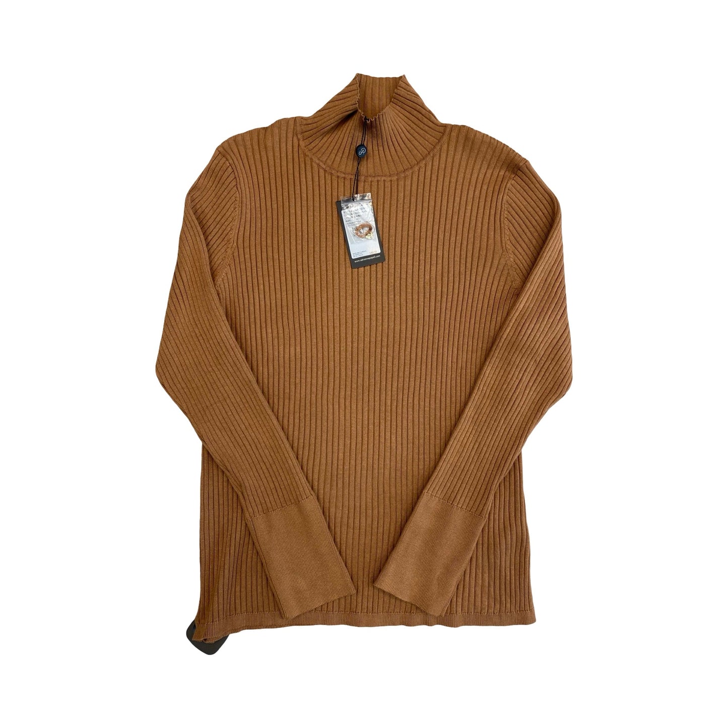 Sweater By Adrianna Papell In Brown, Size:Xl
