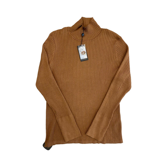 Sweater By Adrianna Papell In Brown, Size:Xl