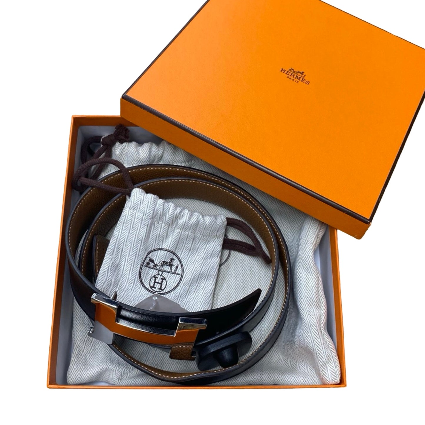 Belt Luxury Designer By Hermes In Black - 90 D FM 300 (M/L)