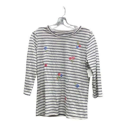 Top Ls By Basic Editions In White, Size:S