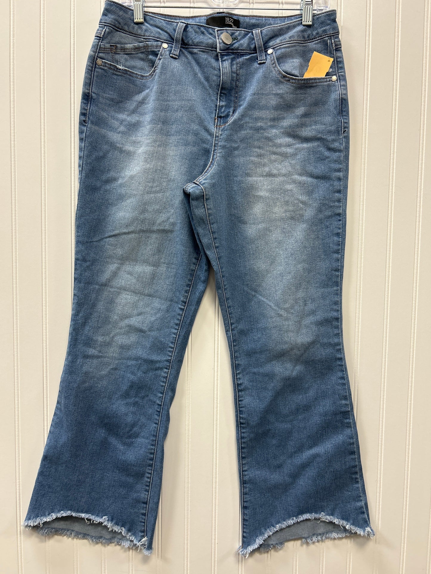 Jeans Flared By 1822 Denim In Blue Denim, Size:12