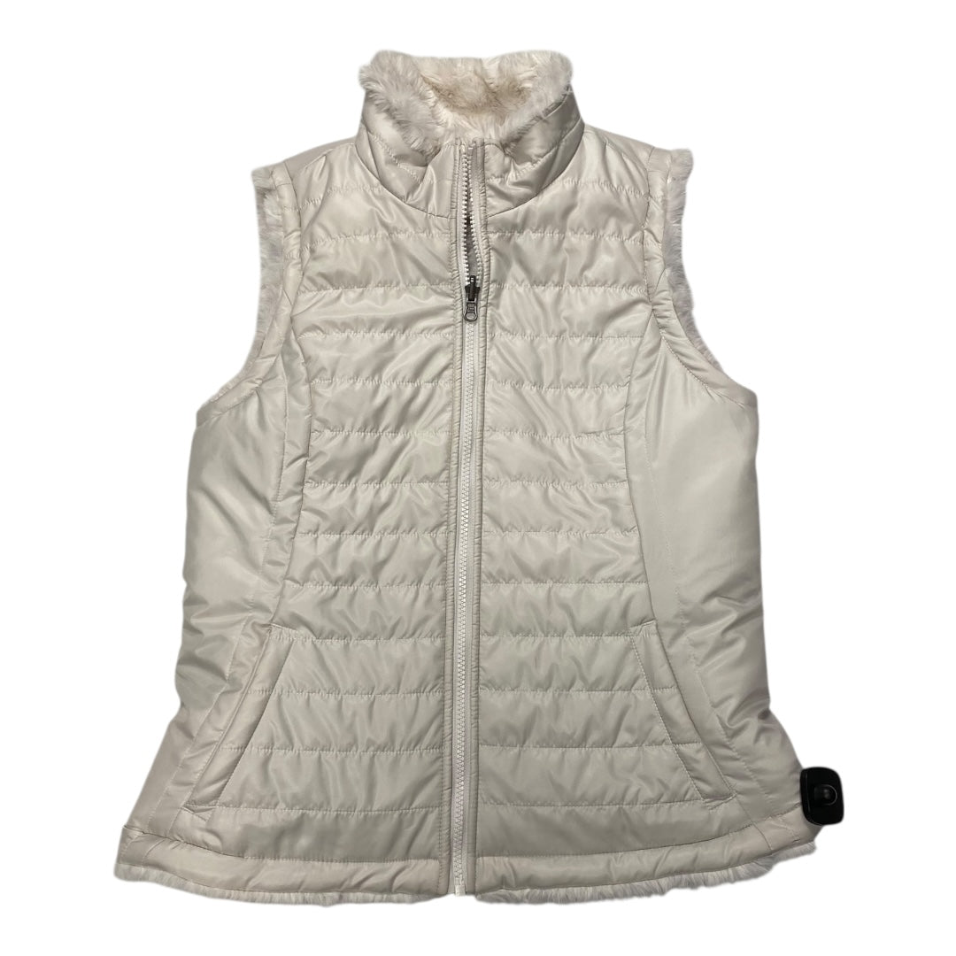Vest Puffer & Quilted By Nicole Miller In Cream, Size:S