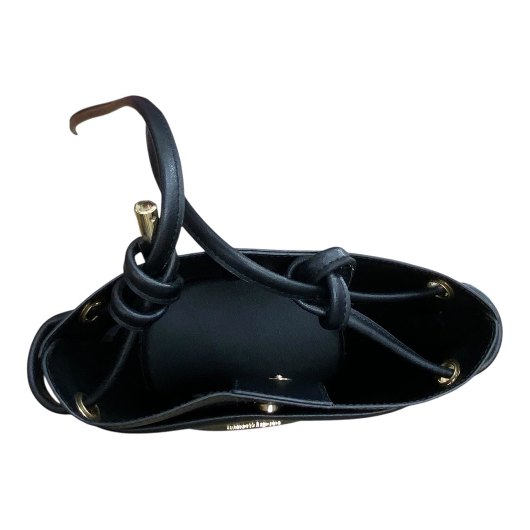 Handbag By Nanette Lepore In Black & Gold, Size:Small