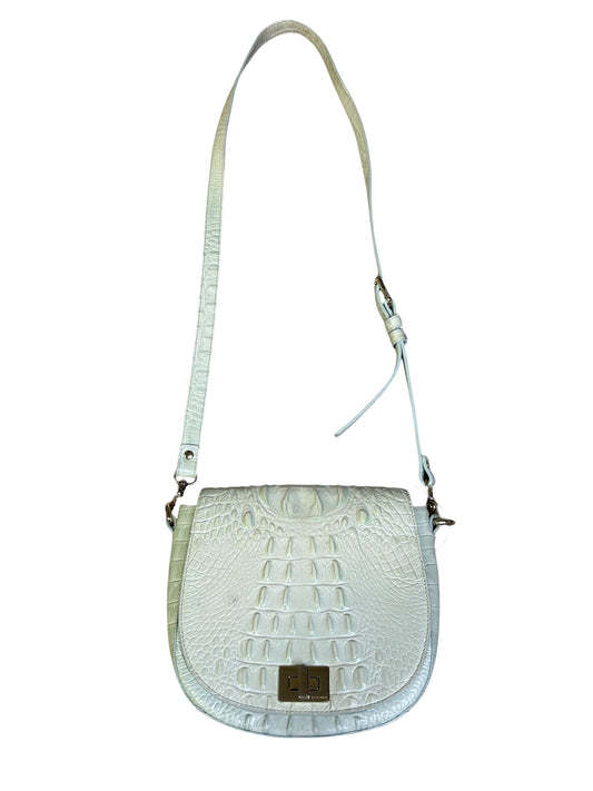 Crossbody Designer By Brahmin In Green, Size:Small