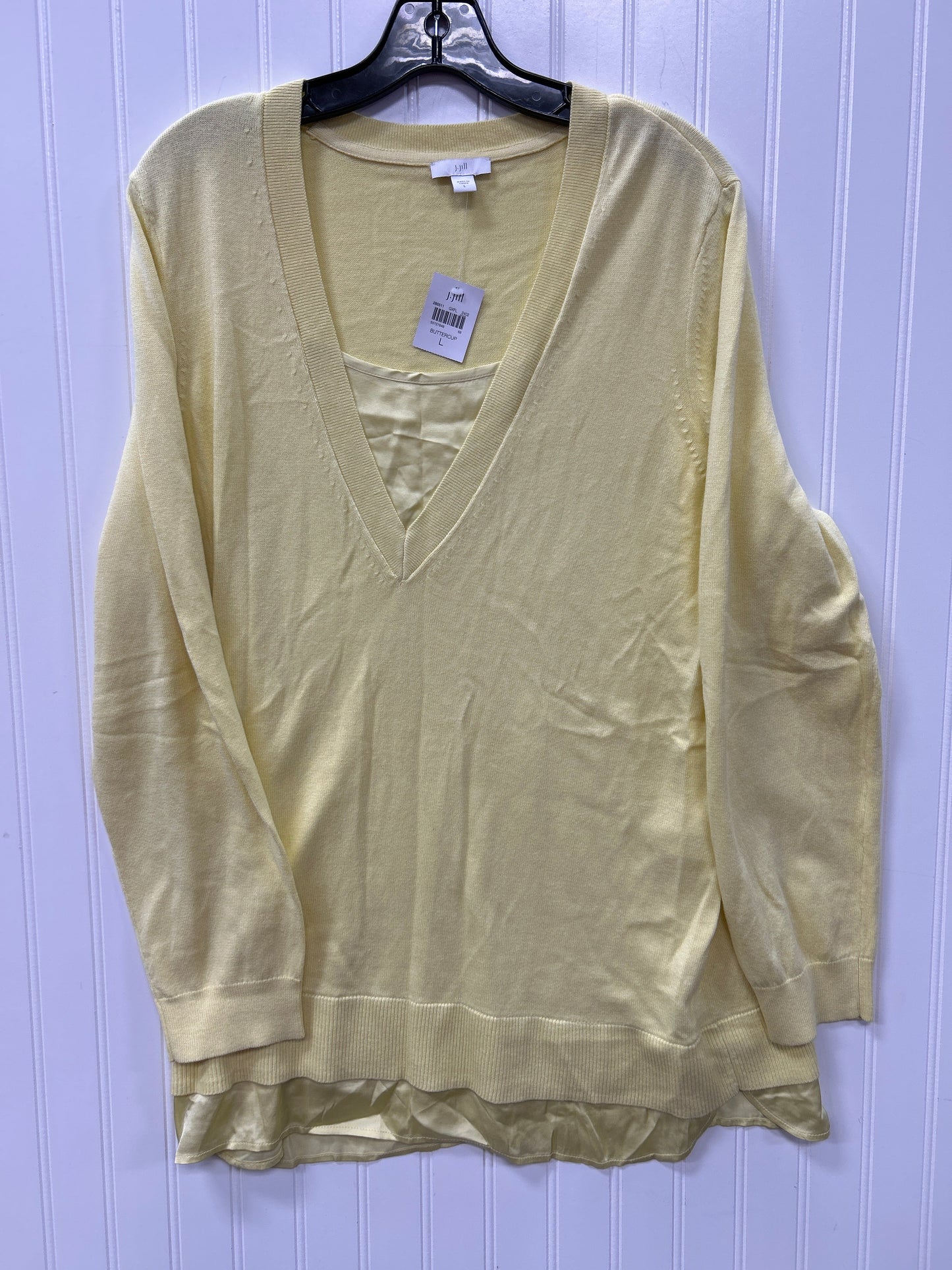 Top Ls By J. Jill In Yellow, Size:L