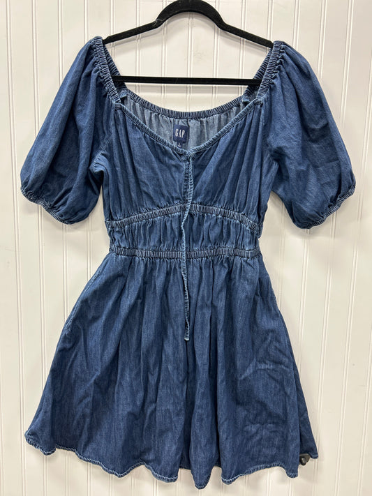 Dress Casual Midi By Gap In Blue, Size:L