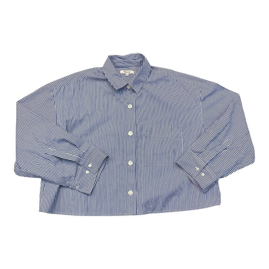 Top Ls By Madewell In Blue & White, Size:M