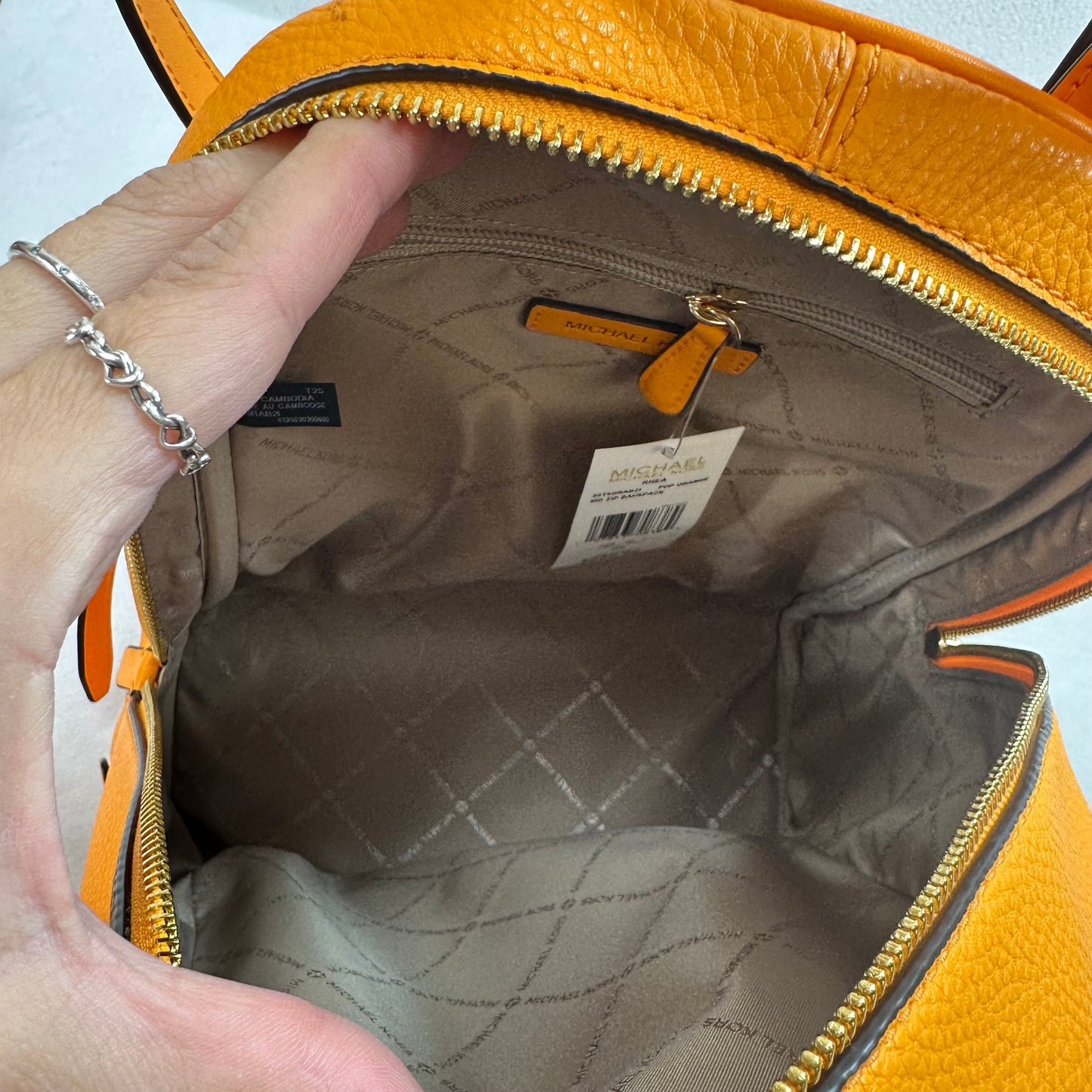 Backpack Designer By Michael Kors, Size: Medium