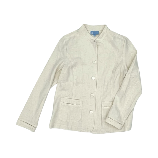 Blazer By Koret In Cream, Size:Sp