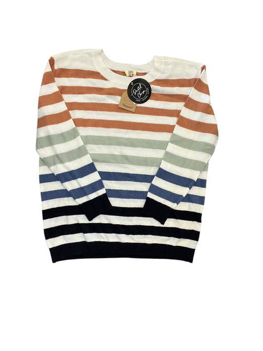 Top Ls By Kori America In Striped Pattern, Size:1X
