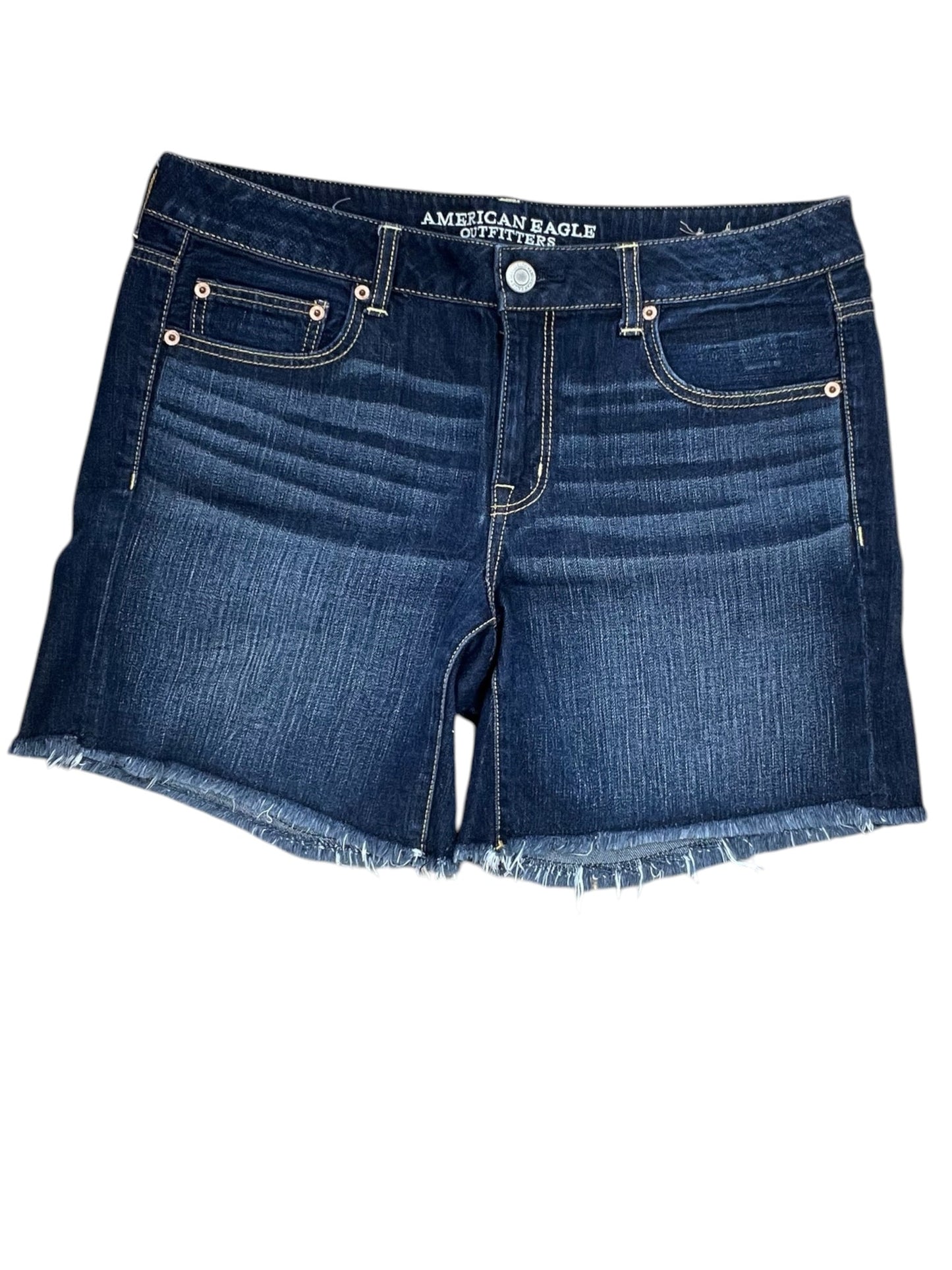Shorts By American Eagle In Blue Denim, Size:10