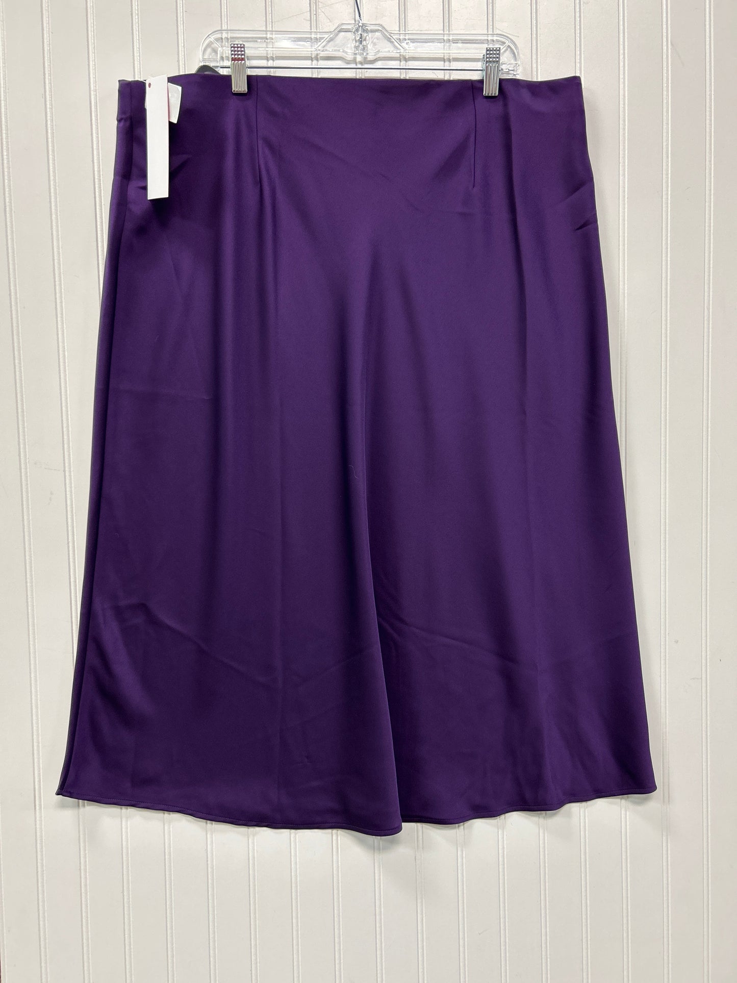 Skirt Maxi By Worthington In Purple, Size:1X